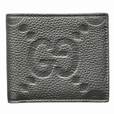 Pre-owned Gucci Black Leather Wallet (bi-fold) ()