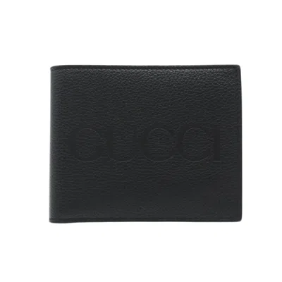 Pre-owned Gucci Black Leather Wallet (bi-fold) ()
