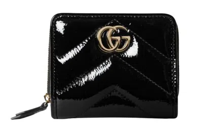 Gucci Black Leather Wallets