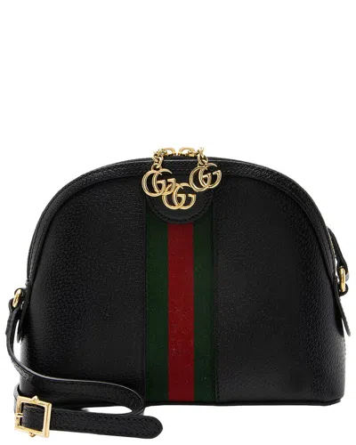 Gucci Black Leather In White