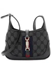 Gucci Black Leather X Balenciaga Bb Supreme The Hacker Project Jackie Mini Shoulder Bag (authentic P