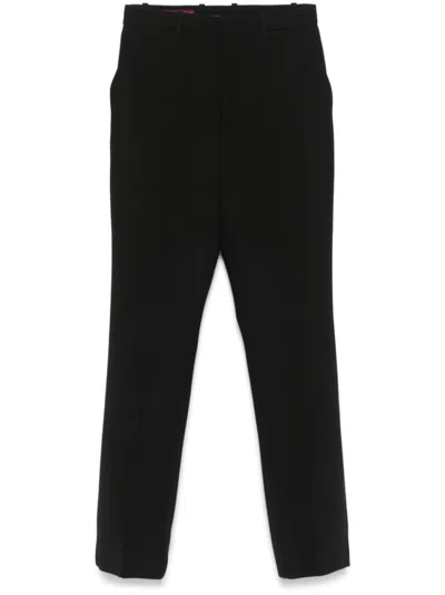 GUCCI BLACK LIGHT WOOL CREPE PANT