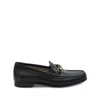 Gucci Horsebit 1953 Leather Loafers With Gold-tone Hardware In Black