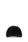 Gucci Wool Baseball Cap Featuring A Curved Brim In Black