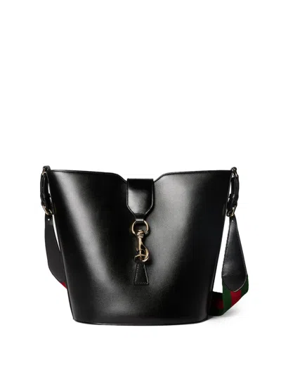 Gucci Black Logo Medium Shoulder Bag