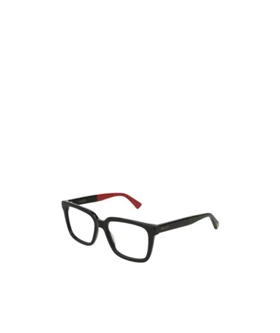 Gucci Black Logo Rectangular Frame Flat Mirror