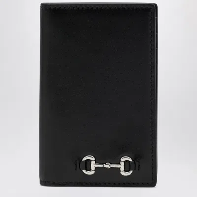 Gucci Black Long Cardholder With Horsebit