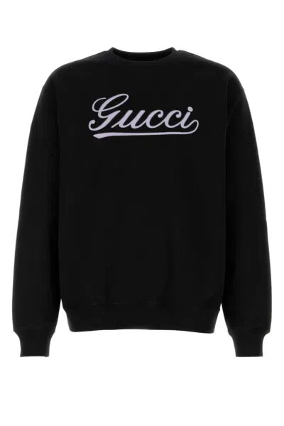 Gucci Black Long-sleeve T-shirt With Iconic Logo