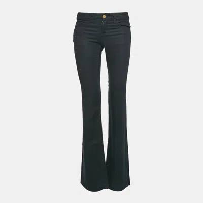 Pre-owned Gucci Black Lyocell Denim 70's Flared Jeans S Waist 30"