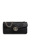 Gucci Black Marmont Large Shoulder Bag In Black
