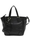 Gucci Black Microssima Bree Small Tote (authentic Pre-loved) In Black