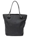 Gucci Black Monogrammed Canvas Eclipse Tall Tote (authentic Pre-loved) In Black