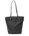 Gucci Black Monogrammed Canvas Eclipse Tall Tote (authentic Pre-loved) In Black