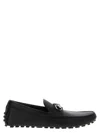 Gucci Horsebit Leather Driving Shoes In Black