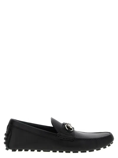 GUCCI BLACK MORSETTO DRIVER LOAFERS