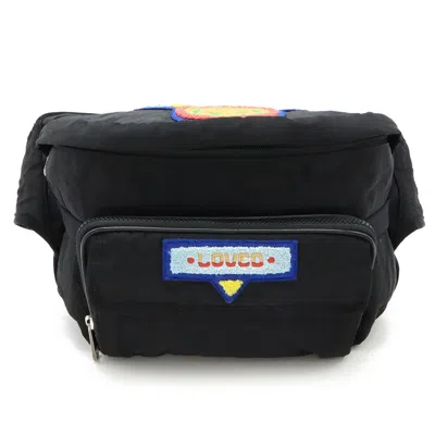 Pre-owned Gucci Black Nylon Backpack Fanny Pack ()