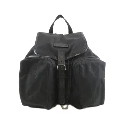 Pre-owned Gucci Black Nylon Backpack ()