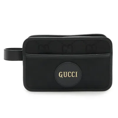 Pre-owned Gucci Black Nylon Canvas Clutch Bag ()
