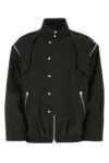 Gucci Black Nylon Jacket In Black