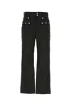 Gucci Stud-embellished Straight-leg Pants In Black
