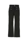Gucci Stud-embellished Straight-leg Pants In Black