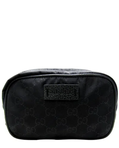 Gucci Black Nylon Pouch (authentic Pre-loved)
