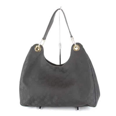 Pre-owned Gucci Black Nylon Shoulder Bag ()