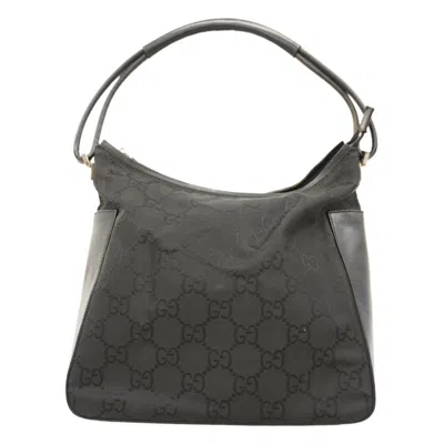 Pre-owned Gucci Black Nylon Shoulder Bag ()