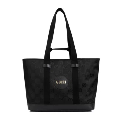 Gucci Black Nylon Tote Bag