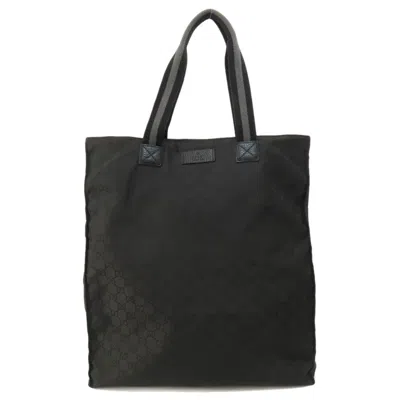 Pre-owned Gucci Black Nylon Tote Bag ()