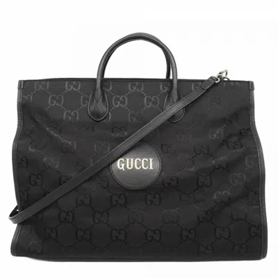 Pre-owned Gucci Black Nylon Tote Bag ()