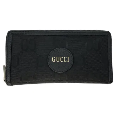 Pre-owned Gucci Black Off The Grid Gg Zip Around Wallet