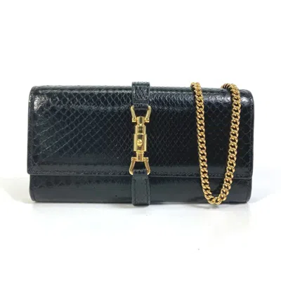 Pre-owned Gucci Black Other Long Wallet (bi-fold) ()