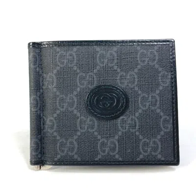 Pre-owned Gucci Black Other Wallet (bi-fold) ()