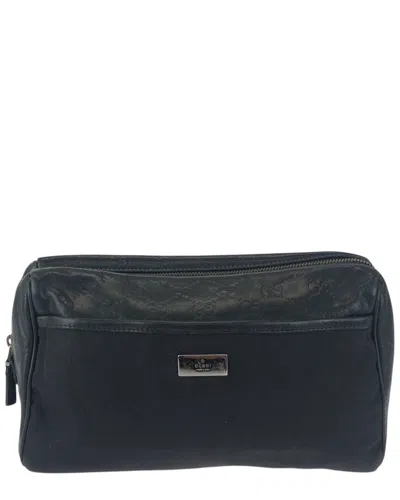 Pre-owned Gucci Black Others Clutch Bag (authentic Pre-loved)
