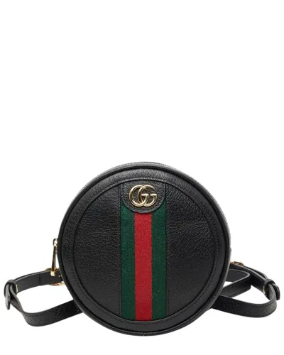 Pre-owned Gucci Black Others Ophidia Mini Backpack (authentic Pre-loved)
