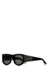 Gucci Subtle Web 53mm Geometric Acetate Sunglasses In Black