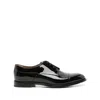 Gucci Patent Leather Lace-up Shoes Lace Up Shoes Black In Black