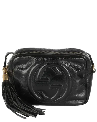 Gucci Black Patent Leather Small Soho Disco Crossbody (authentic Pre-loved)