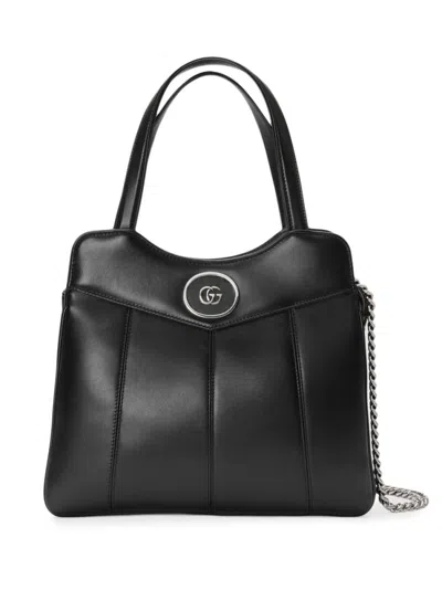 Gucci Small Petite Gg Tote Bag In Black