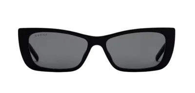 Gucci Black Plastic Sunglasses