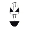 Gucci Black Polyamide Bikini In Black