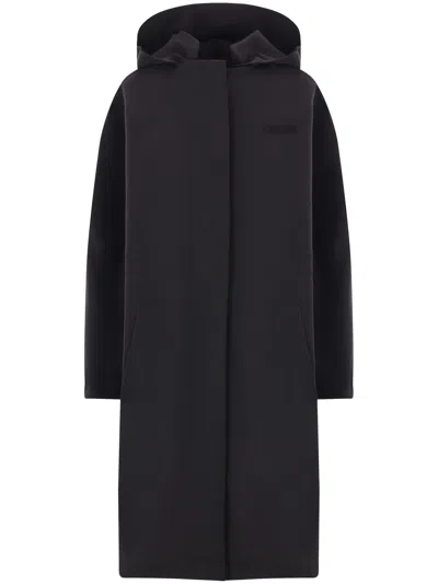 GUCCI GUCCI BLACK POLYAMIDE COAT