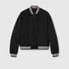 Gucci Black Polyester Blouson In Black