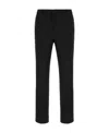 Gucci Black Polyester Fluid Pants In Black