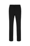 Gucci Wool Blend Twill Bush Trousers In Nero