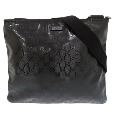 Pre-owned Gucci Black Pvc Leather Shoulder Bag ()