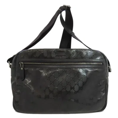 Pre-owned Gucci Black Pvc Shoulder Bag ()