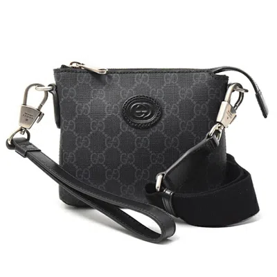 Pre-owned Gucci Black Pvc Shoulder Bag ()
