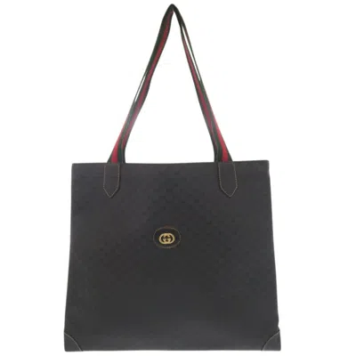 Pre-owned Gucci Black Pvc Tote Bag ()